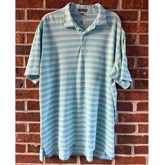 Peter Millar Summer Comfort Stripe Polo XXL - Picture 1 of 7